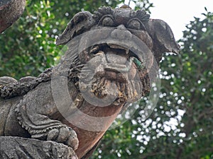 Architecture detail at Shawan Ancient Town, Guangzhou, China