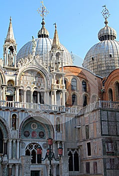 Architecture details of Cathedral of San Marco