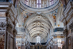 Architecture details from inside of a church