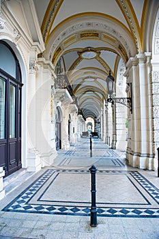 Architecture details of passage in Vienna