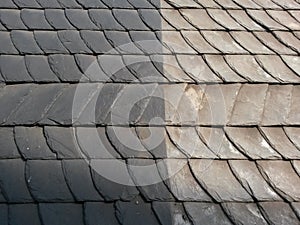 Architecture details Siegerland slate