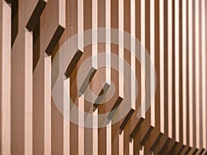 Architecture details Wooden wall pattern design