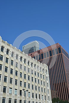 Architecture of downtown Omaha Nebraska