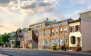 Architecture of downtown Trenton in New Jersey