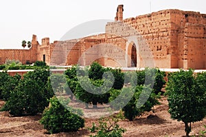 Architecture of El Badi Palace