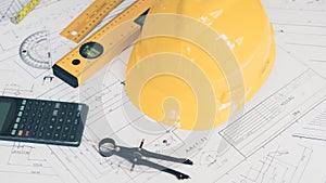 Architecture, engineering plans and drawing equipment