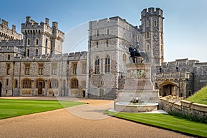 Architecture and exterior design of the oldest and largest inhabited castle in the world. Its is also the residence of the Queen