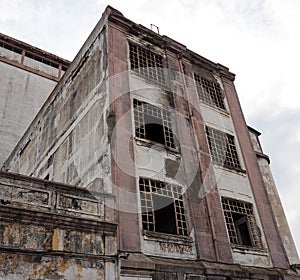 Architecture In Faro Portugal With Old Abandoned Buildings