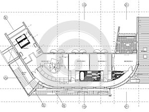 Architecture Floor plan background