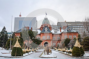 architecture of former Hokkaido government office building hall