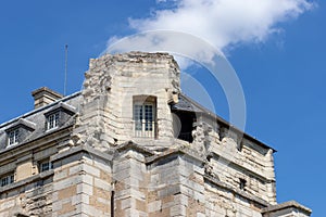 Architecture fragments of Vincennes Castle