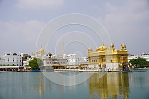 Architecture of Harmandir Sahib or Golden Temple in Amritsar, India