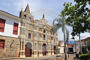 Architecture, historic center of Santa Fe de Antioquia, Colombia.