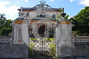 Architecture house colonial mexico