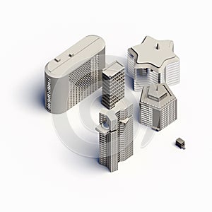 Architecture houses collection - orthographically