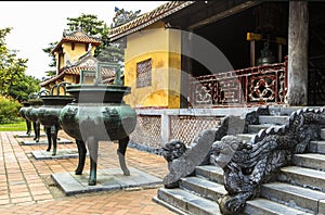 Architecture of the Hue ancient citadel, Vietnam