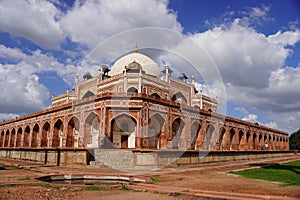 Architecture of Humayun`s Tomb in New Delhi, India