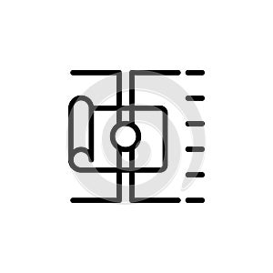 architecture icon. Simple thin line, outline vector of Project Management icons for UI and UX, website or mobile application