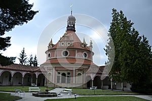 Architecture from Jindrichuv Hradec castle