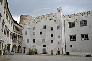 Architecture from Jindrichuv Hradec castle