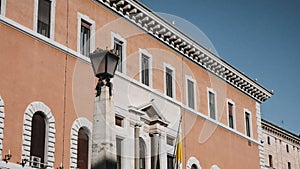 Architecture and landmark of Rome. Postcard of Rome, View of old Rome, Italy