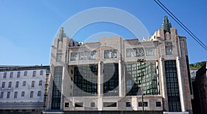 architecture landmarks of portuguese town lisbon