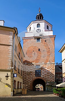 Architecture of Lublin Old Town, Lesser Poland.