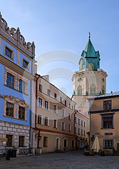 Architecture of Lublin Old Town, Lesser Poland.