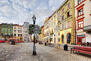 Architecture of Lviv. Ukraine.