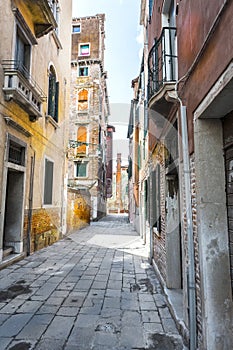 Damage from dampness in Venice