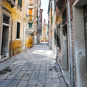 Damage from dampness in Venice