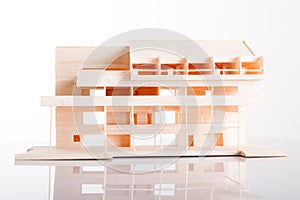 Architecture model Building showing structure