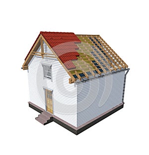 Architecture model house