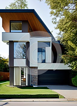 Architecture modern design, house