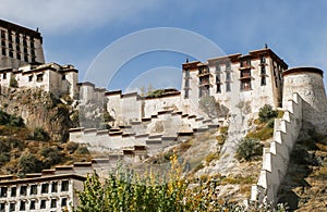 Architecture of Monastery in Lhasa, Tibet