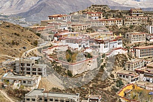 Architecture of Monastery in Lhasa, Tibet