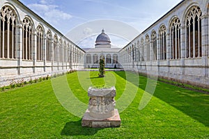 Architecture of Monumental Cemetery in Pisa photo