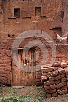Architecture of a moroccan casbah