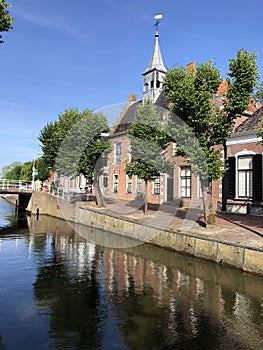 Architecture next to the canal in balk