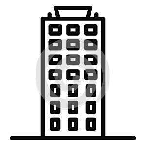 Architecture, office building Isolated Vector Icon which can be easily modified or edit