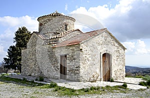Architecture from old church in Kato Lefkara village