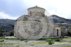 Architecture from old church in Kato Lefkara village