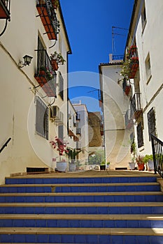 The architecture of the old houses in CÃÂ³rdoba, Spain photo
