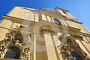 The architecture of the old houses, Old Town, Prague, Czech Republic