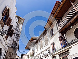 Architecture in the old part of Stone Town, Zanzibar