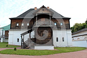 Architecture of old Slavonic building photo