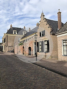 Architecture in the old town of Assen