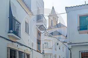 Architecture in the old town of Estepona, southern Spain