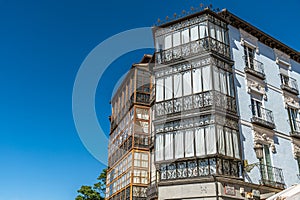 Architecture in the old town of Segovia, Spain