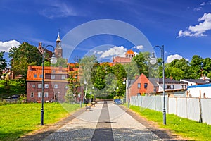 Architecture of the old town of Tczew